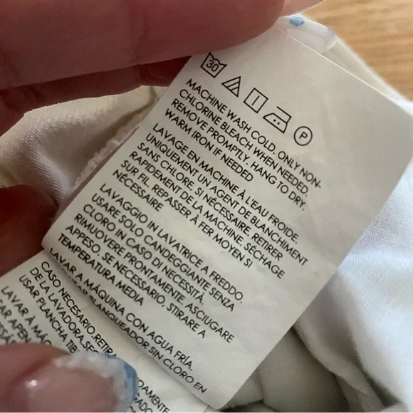 Club Monaco Cream Wide-Leg Jean Trousers - Picture 7 of 16